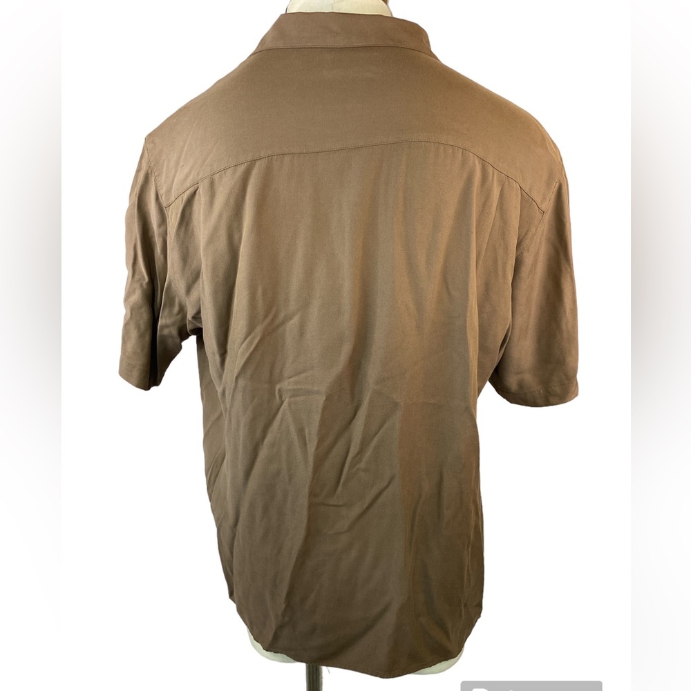 Bobby Chan Short Sleeve Button Up Shirt Men’s Large - Picture 2 of 3